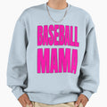 Baseball Mama Base Ball Mom Sweatshirt - Custom Art Print Men Women - T-Shirt, Sweatshirt, Hoodie