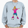 Dabbing Soccer Sweatshirt - Aesthetic Graphic Men Women - T-Shirt, Sweatshirt, Hoodie