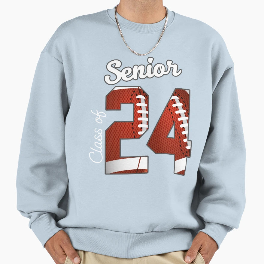 Senior Class 2024 High School Sweatshirt - Casual Everyday Wear for Adults - T-Shirt, Sweatshirt, Hoodie