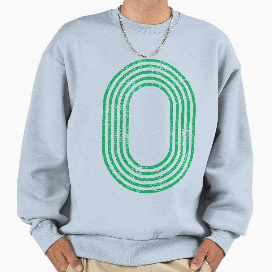 Number 0 Number Zero Numeral Sport Sweatshirt - Minimalist Print Men Women - T-Shirt, Sweatshirt, Hoodie