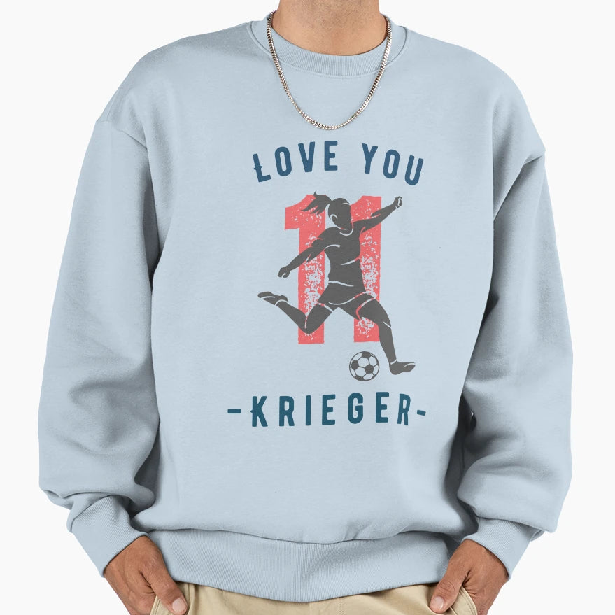 Love You Ali Krieger Fans Sweatshirt - Novelty Apparel Unisex - T-Shirt, Sweatshirt, Hoodie