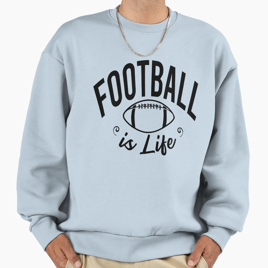 American Football Is Life T-Shirt - Aesthetic Graphic for Adults - T-Shirt, Sweatshirt, Hoodie