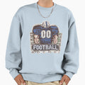 00 Football Rocks Blue Team Sweatshirt - Casual Everyday Wear Men Women - T-Shirt, Sweatshirt, Hoodie