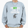 Baseball Catcher Practice Like Sweatshirt - Minimalist Print for Adults - T-Shirt, Sweatshirt, Hoodie