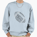 Football Words Sweatshirt - Aesthetic Graphic Unisex - T-Shirt, Sweatshirt, Hoodie