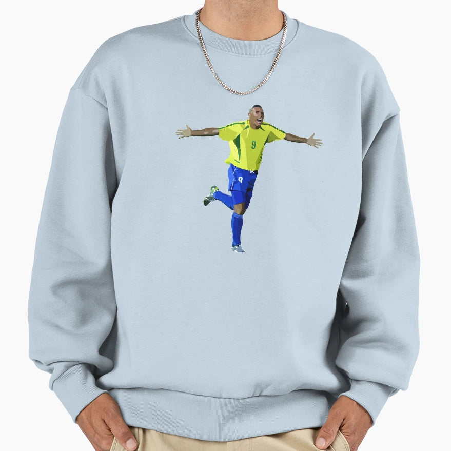 Brazilian Legend Ronaldo Sweatshirt - Casual Everyday Wear Unisex - T-Shirt, Sweatshirt, Hoodie
