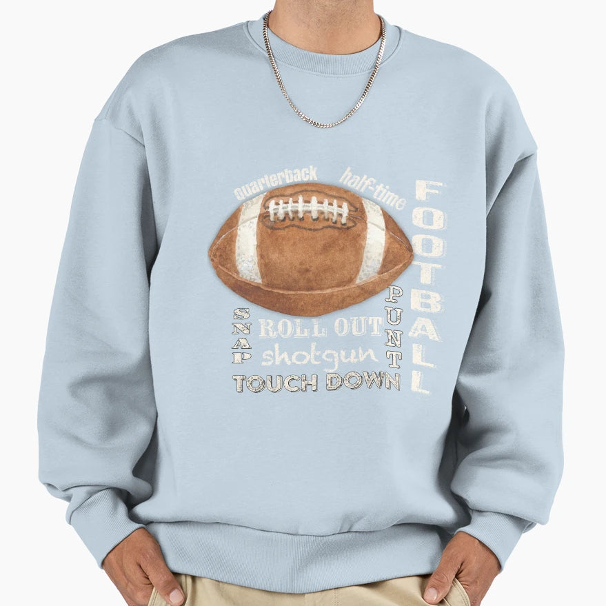 Football Art 2 Sweatshirt - Graphic Print Men Women - T-Shirt, Sweatshirt, Hoodie
