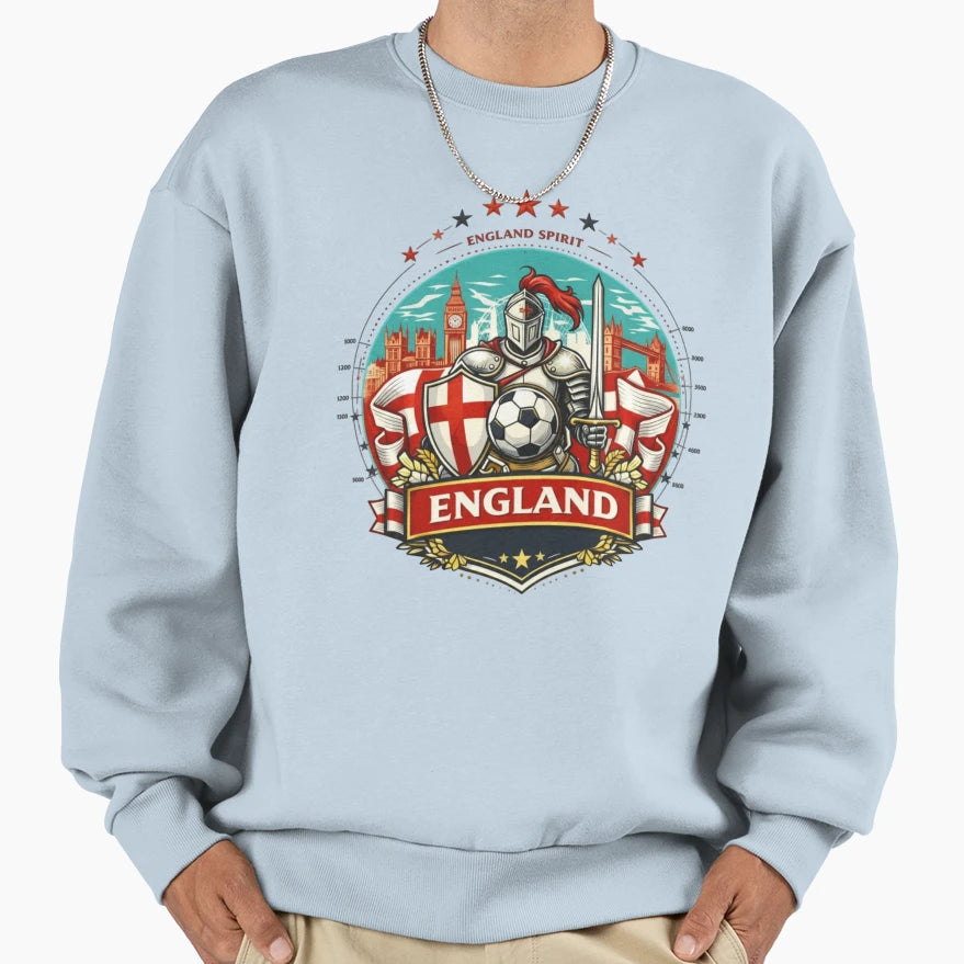Copy England Football Fans Sweatshirt - Casual Everyday Wear for Adults - T-Shirt, Sweatshirt, Hoodie