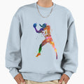 American Football Player Catching Sweatshirt - Graphic Print Unisex - T-Shirt, Sweatshirt, Hoodie
