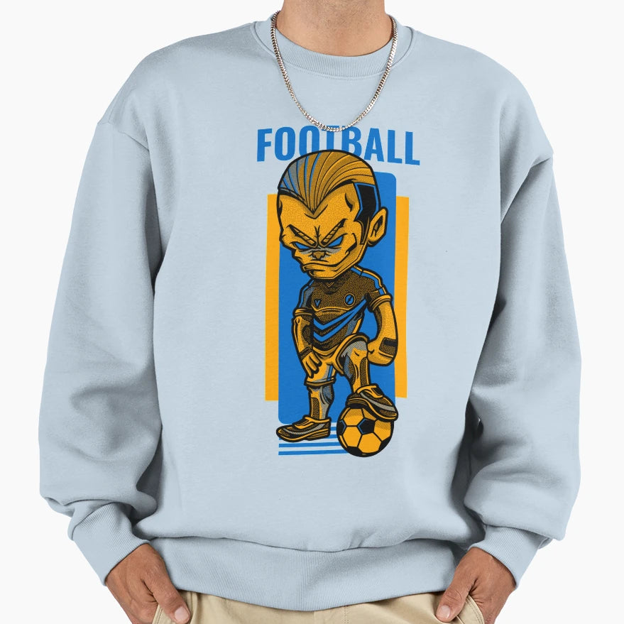 Football Football Player Soccer Sweatshirt - Trendy Graphic Men Women - T-Shirt, Sweatshirt, Hoodie