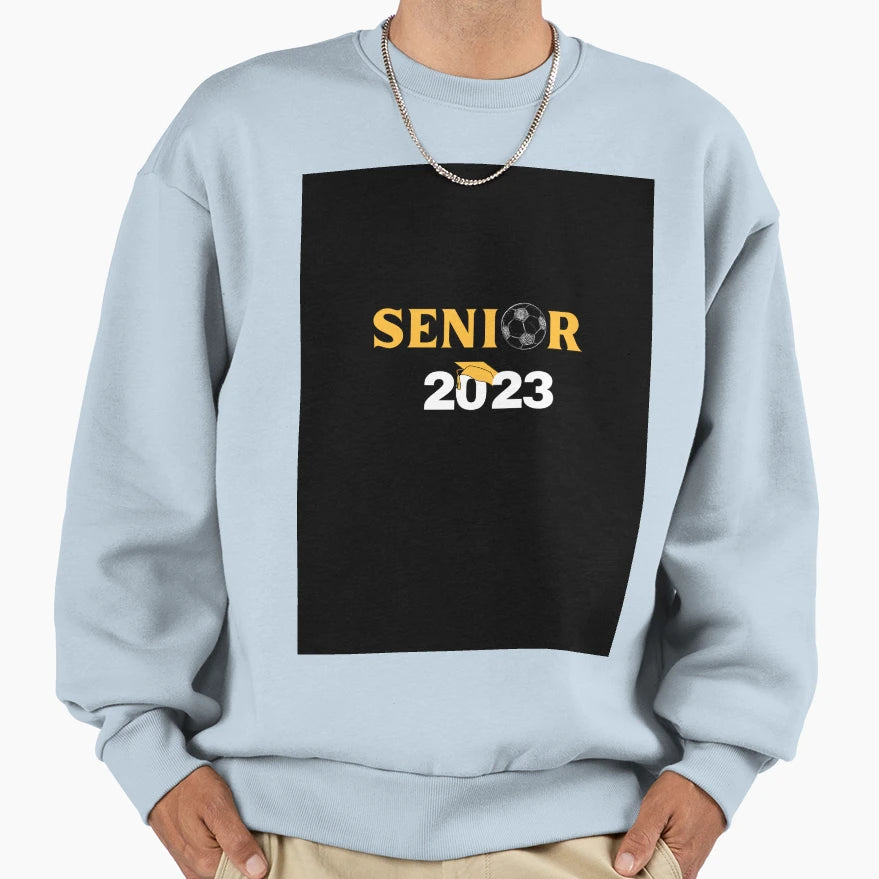 Graduated Senior Class 2023 Soccer Sweatshirt - Unique Graphic Unisex - T-Shirt, Sweatshirt, Hoodie
