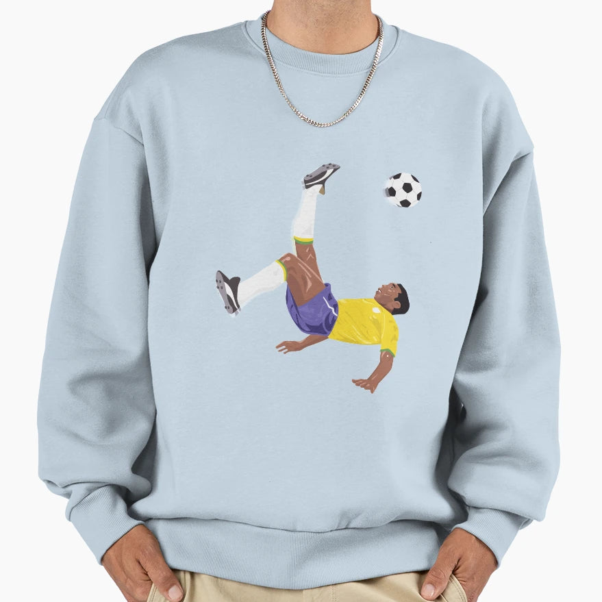 Bicycle Kick Pele Soccer Football Sweatshirt - Streetwear Style Men Women - T-Shirt, Sweatshirt, Hoodie