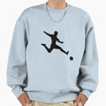 Simple Football Soccer Shooter Sweatshirt - Aesthetic Graphic Unisex - T-Shirt, Sweatshirt, Hoodie