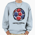 United Kingdom Football Country Flag Sweatshirt - Unique Graphic Men Women - T-Shirt, Sweatshirt, Hoodie