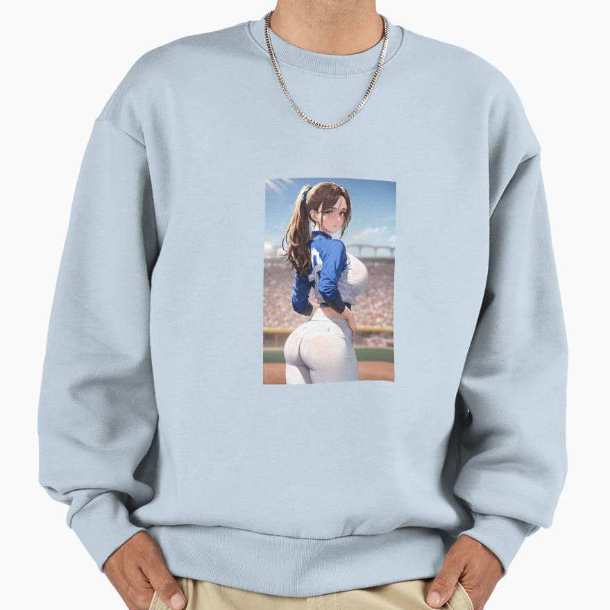 Anime Baseball Sweatshirt - Custom Art Print Unisex - T-Shirt, Sweatshirt, Hoodie