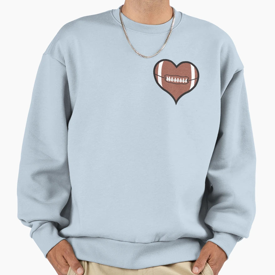 Football Lover Sweatshirt - Graphic Print Unisex - T-Shirt, Sweatshirt, Hoodie