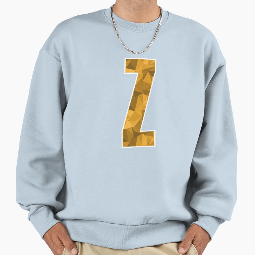 Letter Z Monogram Letter Art Sweatshirt - Streetwear Style Men Women - T-Shirt, Sweatshirt, Hoodie