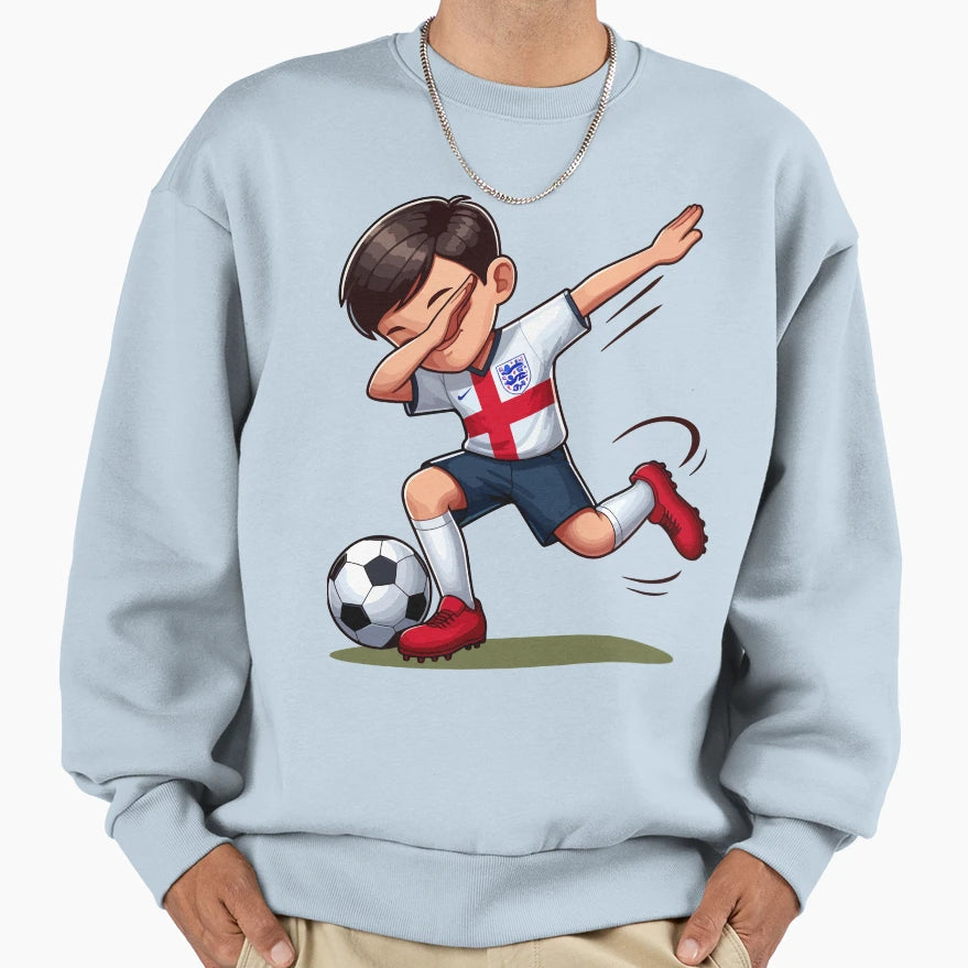 British Dab England Football Sweatshirt - Aesthetic Graphic Men Women - T-Shirt, Sweatshirt, Hoodie