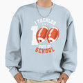 100Th Day School Football 100 Days Sweatshirt - Trendy Graphic for Adults - T-Shirt, Sweatshirt, Hoodie