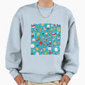 Football Seamless Sweatshirt - Graphic Print for Adults - T-Shirt, Sweatshirt, Hoodie