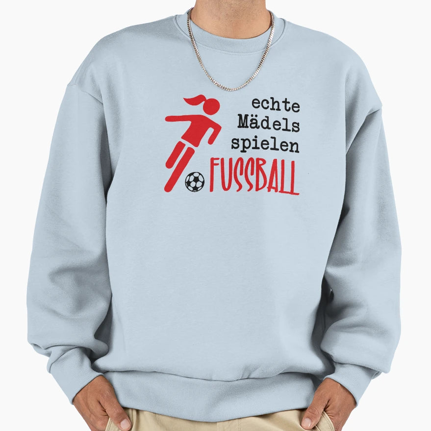 Copy Real Playing Soccer De Sweatshirt - Novelty Apparel for Adults - T-Shirt, Sweatshirt, Hoodie
