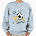 Football Goal Scoring Champion Sweatshirt - Custom Art Print Unisex - T-Shirt, Sweatshirt, Hoodie