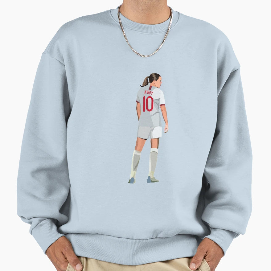 Englands Fran Kirby Sweatshirt - Custom Art Print Unisex - T-Shirt, Sweatshirt, Hoodie