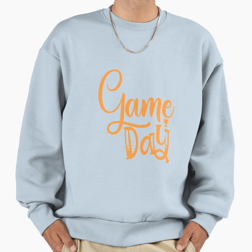 Game Day Funny Football Lovers T-Shirt - Minimalist Print Men Women - T-Shirt, Sweatshirt, Hoodie