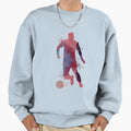 Soccer Player Sweatshirt - Minimalist Print Men Women - T-Shirt, Sweatshirt, Hoodie