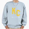 Kc Kansas City Fan Sweatshirt - Minimalist Print for Adults - T-Shirt, Sweatshirt, Hoodie