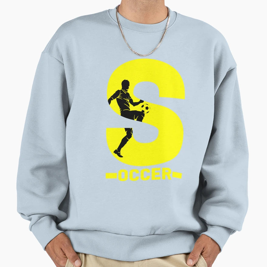 Soccer Player Soccer Team Soccer Sweatshirt - Aesthetic Graphic Men Women - T-Shirt, Sweatshirt, Hoodie
