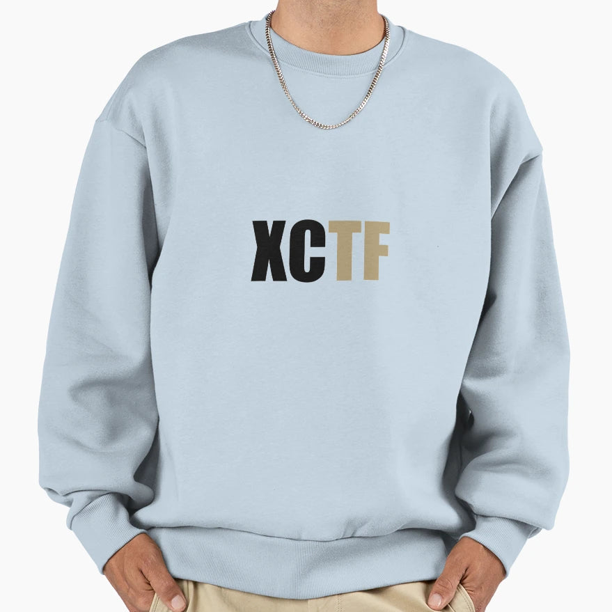 Xctf Black And Gold Sweatshirt - Novelty Apparel for Adults - T-Shirt, Sweatshirt, Hoodie