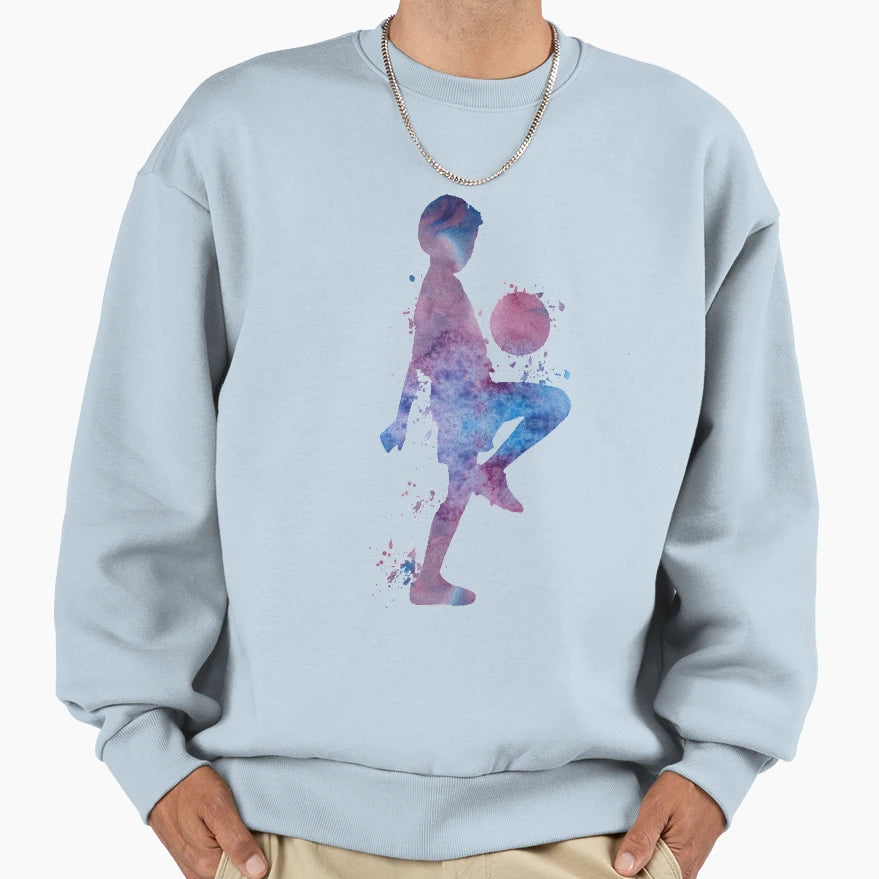 Soccer Sweatshirt - Aesthetic Graphic for Adults - T-Shirt, Sweatshirt, Hoodie