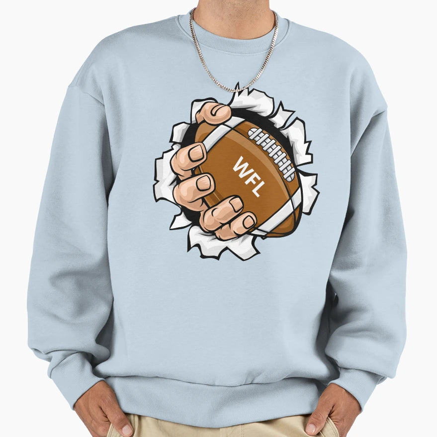Wfl Football Sweatshirt - Casual Everyday Wear for Adults - T-Shirt, Sweatshirt, Hoodie
