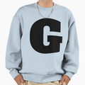 Alphabet G Uppercase Letter G Letter Sweatshirt - Aesthetic Graphic Unisex - T-Shirt, Sweatshirt, Hoodie