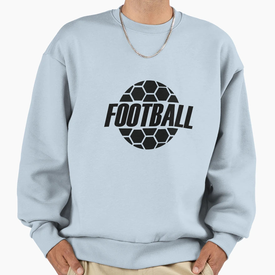 Football Icon Sweatshirt - Aesthetic Graphic for Adults - T-Shirt, Sweatshirt, Hoodie
