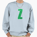 Letter Z Green Water Wave Ocean Art Sweatshirt - Novelty Apparel Unisex - T-Shirt, Sweatshirt, Hoodie