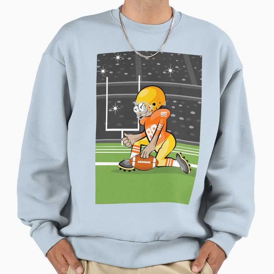 American Football Player Kneeling Sweatshirt - Custom Art Print Unisex - T-Shirt, Sweatshirt, Hoodie