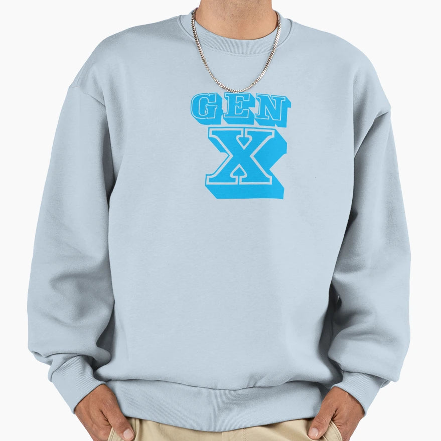 Gen X Sweatshirt - Minimalist Print Unisex - T-Shirt, Sweatshirt, Hoodie