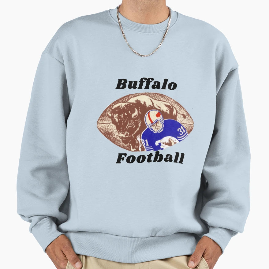 Buffalo Football Sweatshirt - Streetwear Style for Adults - T-Shirt, Sweatshirt, Hoodie
