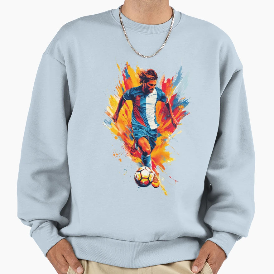 Soccer Player Sweatshirt - Novelty Apparel Unisex - T-Shirt, Sweatshirt, Hoodie