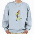 Football Player Running Ball Sweatshirt - Casual Everyday Wear Men Women - T-Shirt, Sweatshirt, Hoodie