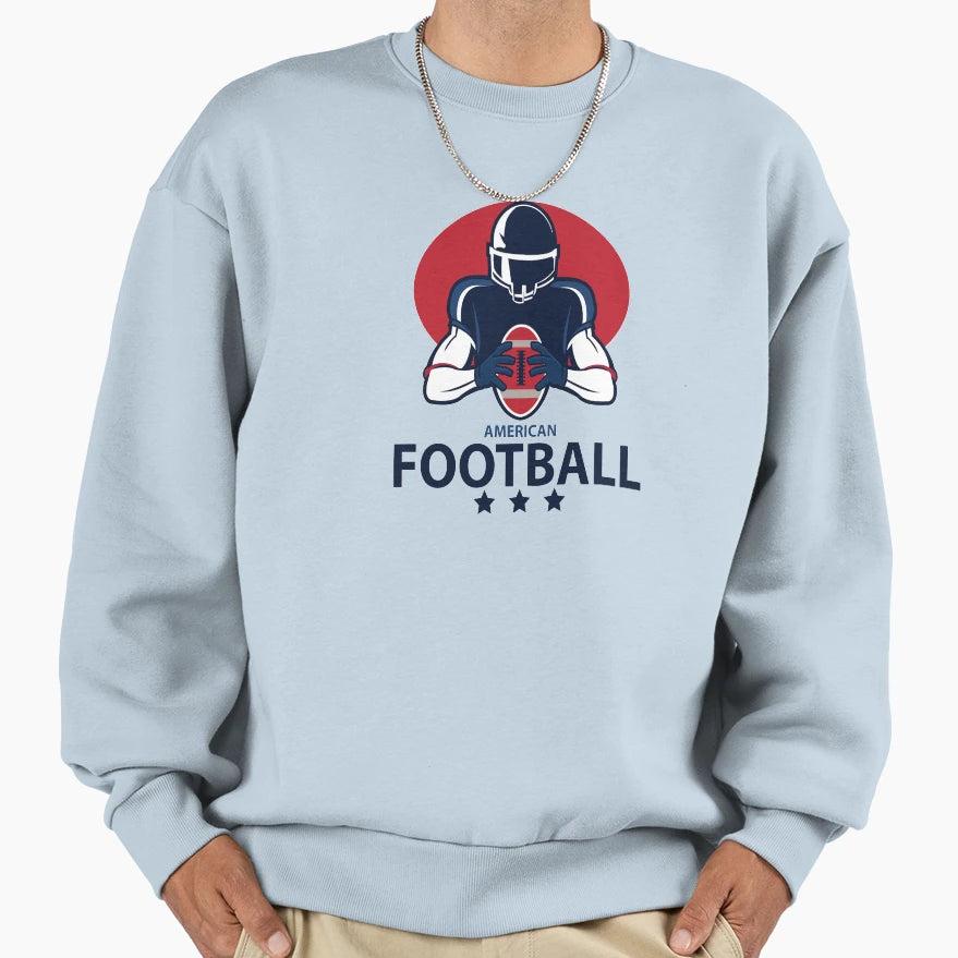 American Football Sweatshirt - Custom Art Print for Adults - T-Shirt, Sweatshirt, Hoodie