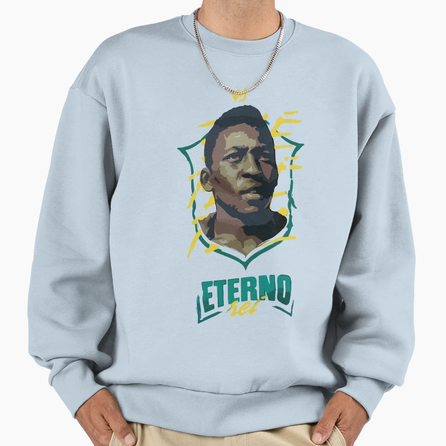 Pele Eterno Sweatshirt - Aesthetic Graphic for Adults - T-Shirt, Sweatshirt, Hoodie