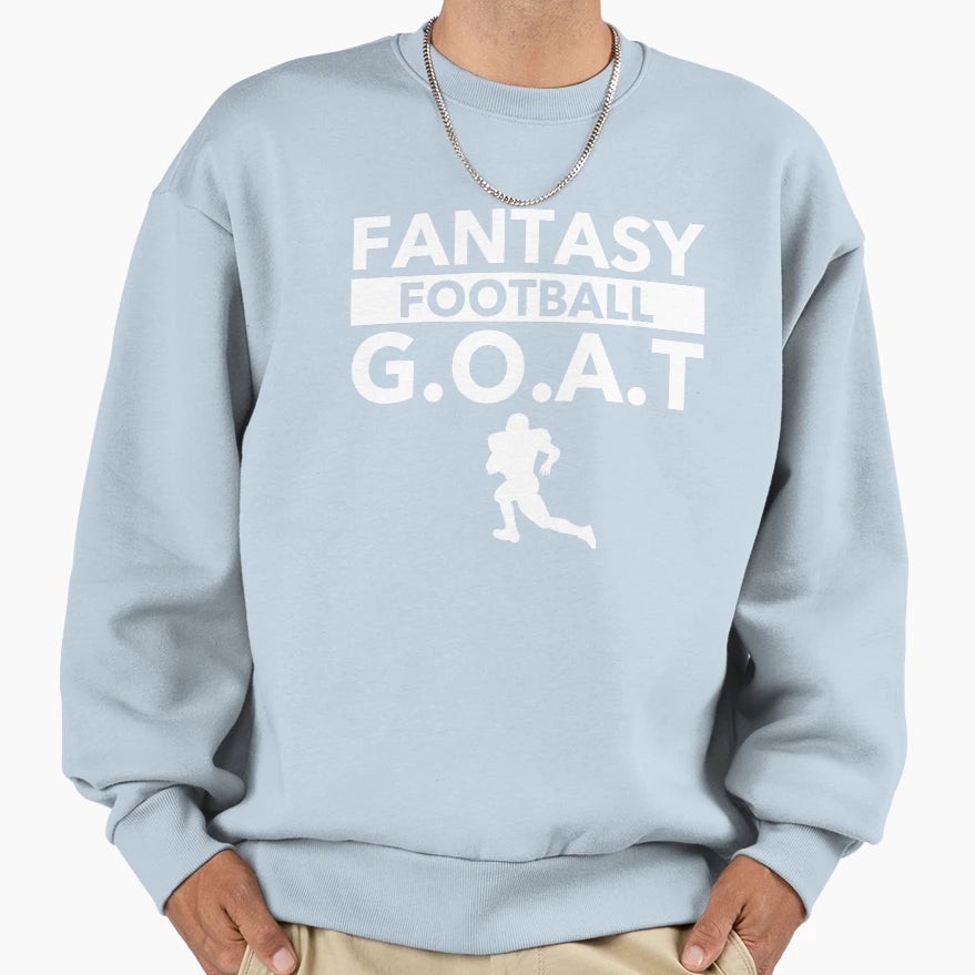 Fantasy Football Goat Champion Sweatshirt - Streetwear Style for Adults - T-Shirt, Sweatshirt, Hoodie