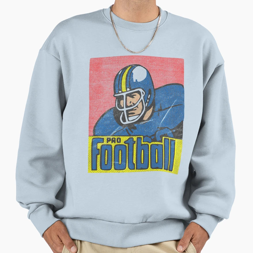 American Football Player Sweatshirt - Graphic Print Men Women - T-Shirt, Sweatshirt, Hoodie