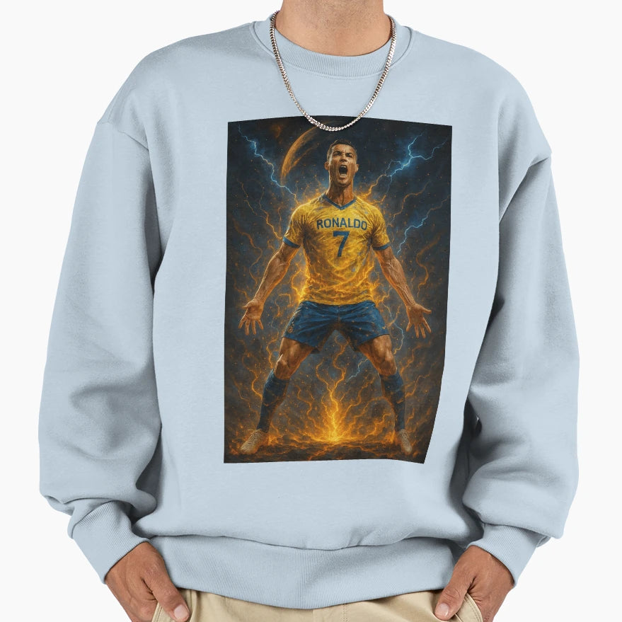 Cristiano Ronaldo Sweatshirt - Graphic Print Men Women - T-Shirt, Sweatshirt, Hoodie