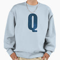 Letter Q Stars Sky Monogram Art Sweatshirt - Minimalist Print Unisex - T-Shirt, Sweatshirt, Hoodie