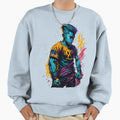 Courageous Fighter Inspiring Sweatshirt - Custom Art Print Men Women - T-Shirt, Sweatshirt, Hoodie