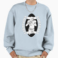 White Football Player Black Football Sweatshirt - Trendy Graphic Men Women - T-Shirt, Sweatshirt, Hoodie